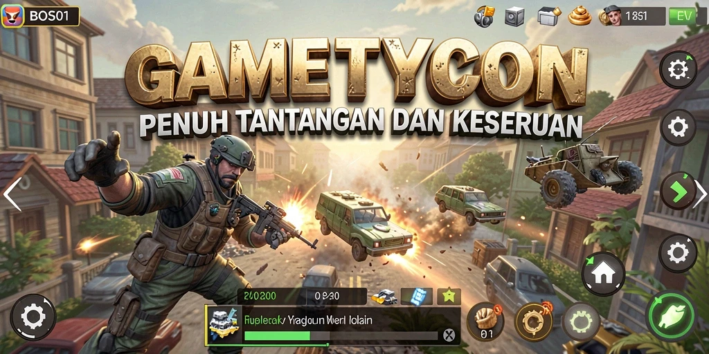 Tampilan gameplay Tycoon yang seru dan menarik dalam BOS01.
