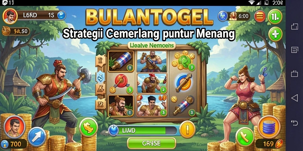 Screenshot gameplay BULANTOGEL menampilkan strategi seru dan tantangan menarik.