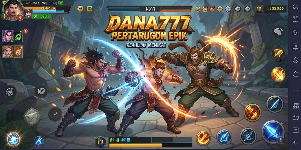 Gameplay intens DANA777 dengan pertarungan yang menarik.