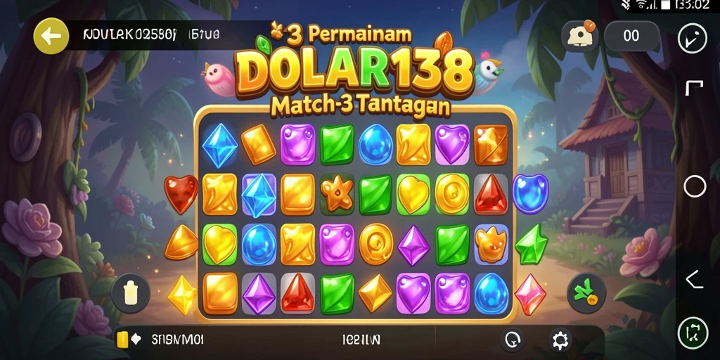 Gameplay menarik DOLAR138 dengan berbagai level Match-3.