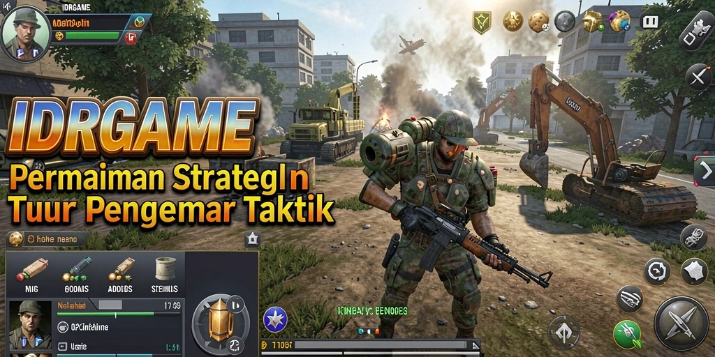 Tampilan gameplay IDRGAME dengan strategi yang mendebarkan.