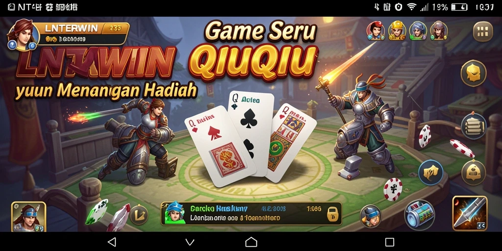 Tampilan menarik gameplay QiuQiu yang seru di LNTERWIN.