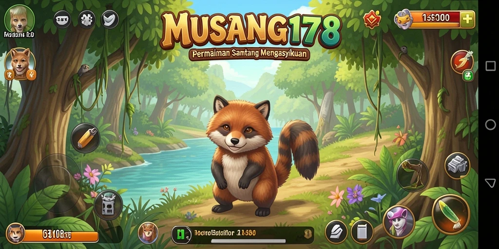 Tampilan gameplay MUSANG178 yang mengasyikkan dan penuh warna.
