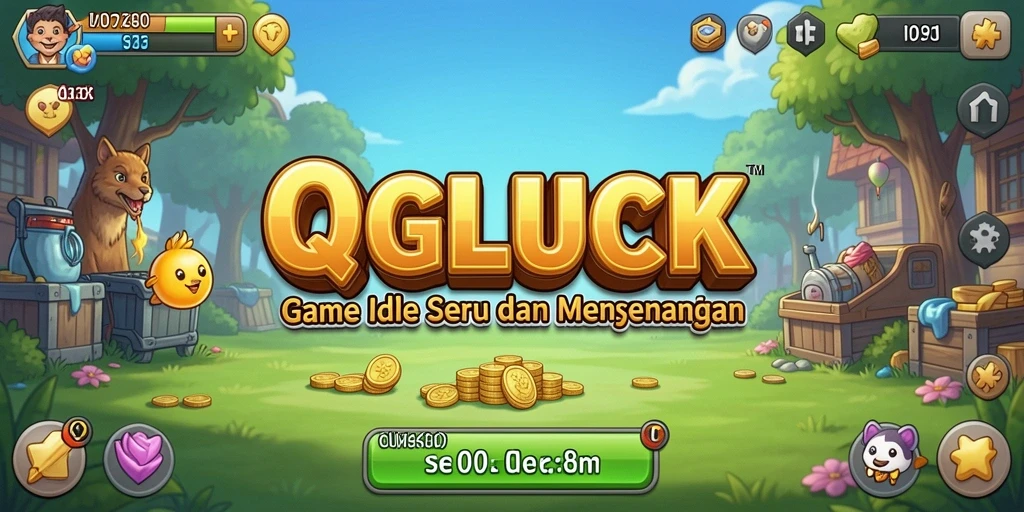 Tampilan gameplay QGLUCK yang mengasyikkan dan interaktif.