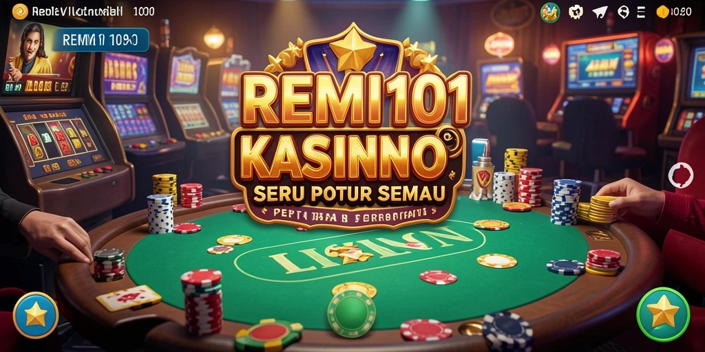 Screenshot gameplay REMI101 menampilkan suasana Kasino yang seru dan interaktif.