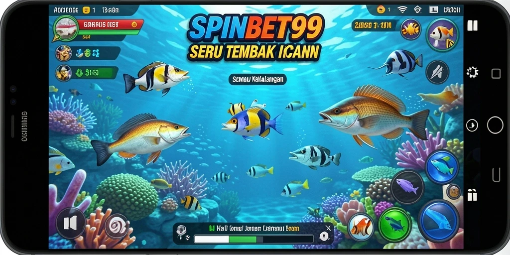 Gameplay menembak ikan dengan grafis menawan di SPINBET99.