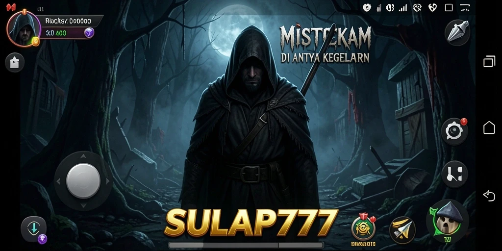 Tampilan gameplay yang menegangkan di SULAP777, menunjukkan pengalaman horor yang mendalam.