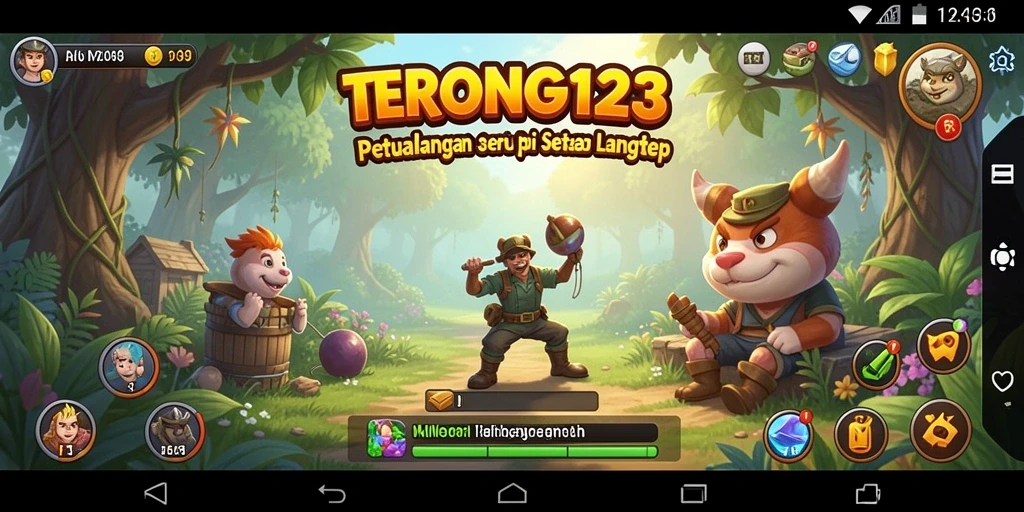 Tampilan gameplay seru dan menantang di dunia TERONG123.